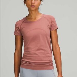 Lululemon Swiftly Tech Short-Sleeve *race length* Shirt Pink Size 2